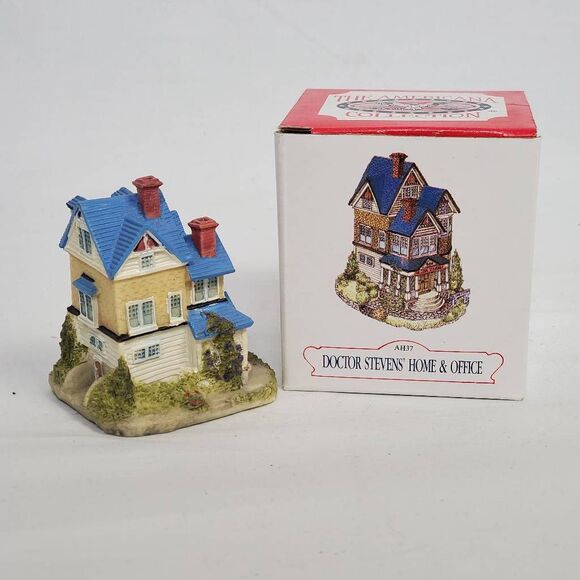 Liberty Falls Doctor Stevens’ Home & Office AH37 Figurine w/ Box - Picture 2 of 4